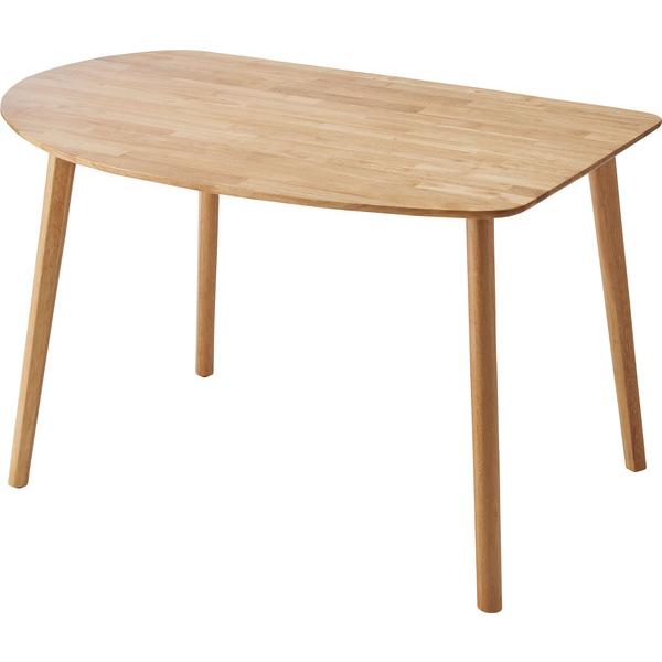 ダイニングテーブル HOW-002NA テーブル センターテーブル コンパクト 壁寄せ 壁付け 角丸 シンプル 北欧 木製 | 東谷 | 01