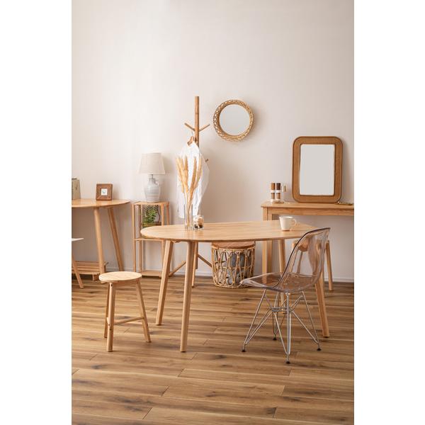 ダイニングテーブル HOW-002NA テーブル センターテーブル コンパクト 壁寄せ 壁付け 角丸 シンプル 北欧 木製 | 東谷 | 05