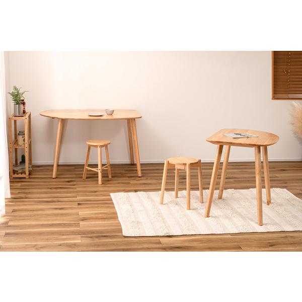 ダイニングテーブル HOW-002NA テーブル センターテーブル コンパクト 壁寄せ 壁付け 角丸 シンプル 北欧 木製 | 東谷 | 07