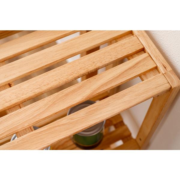 ワイドシェルフ HOW-006NA ワイド 棚 収納 棚板可動 高さ調節 天然木 シンプル おしゃれ 北欧 韓国インテリア ナチュラル | 東谷 | 08