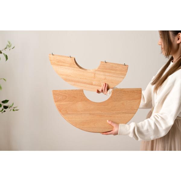 プランターテーブル HOW-014NA サイドテーブル テーブル 木製 天然木 北欧 おしゃれ 円 丸 ラウンド |  | 18