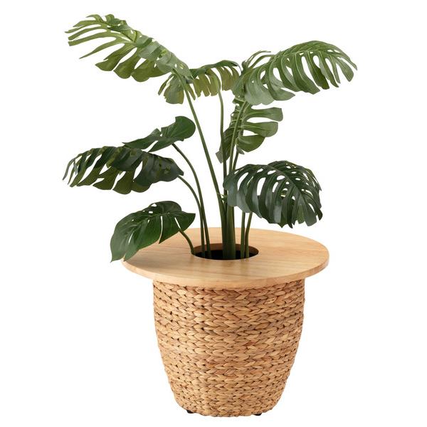 プランターテーブル HOW-014NA サイドテーブル テーブル 木製 天然木 北欧 おしゃれ 円 丸 ラウンド |  | 03