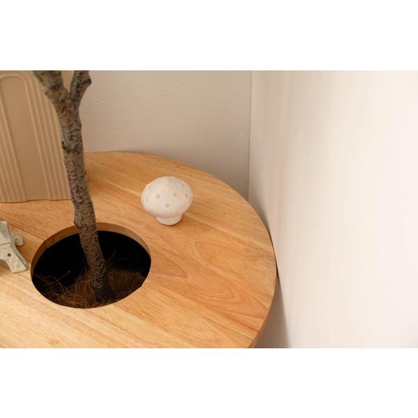 プランターテーブル HOW-014NA サイドテーブル テーブル 木製 天然木 北欧 おしゃれ 円 丸 ラウンド |  | 07