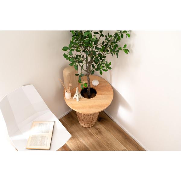 プランターテーブル HOW-014NA サイドテーブル テーブル 木製 天然木 北欧 おしゃれ 円 丸 ラウンド |  | 09