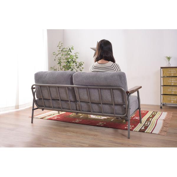 東谷 グロース ソファ 2人掛 グレー HS-555 東谷 グロース ソファ 2人掛 HS-555 ワイド 座り心地 リビング