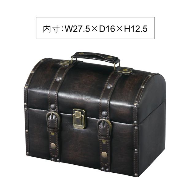 トランク IW-875 マルチボックス 小物入れ ディスプレイ インテリア アンティーク調 収納 雑貨 棚 | 東谷 | 01