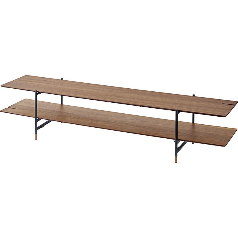 TVボード JPB-98 オーク 木目調 家具 テレビ台 2段ブラウン東谷