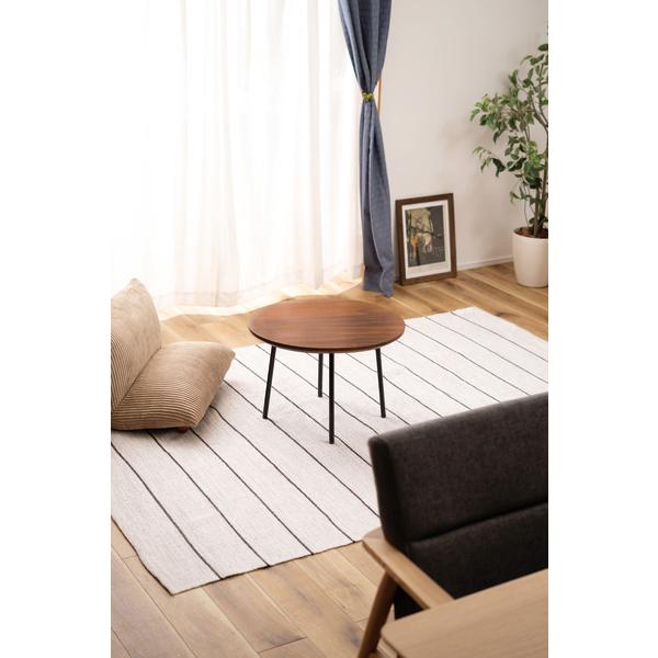 ラウンドテーブル JW-115 テーブル センターテーブル ソファテーブル リビング コンパクト 机 丸形 スチール脚 ラウンド | 東谷 | 10