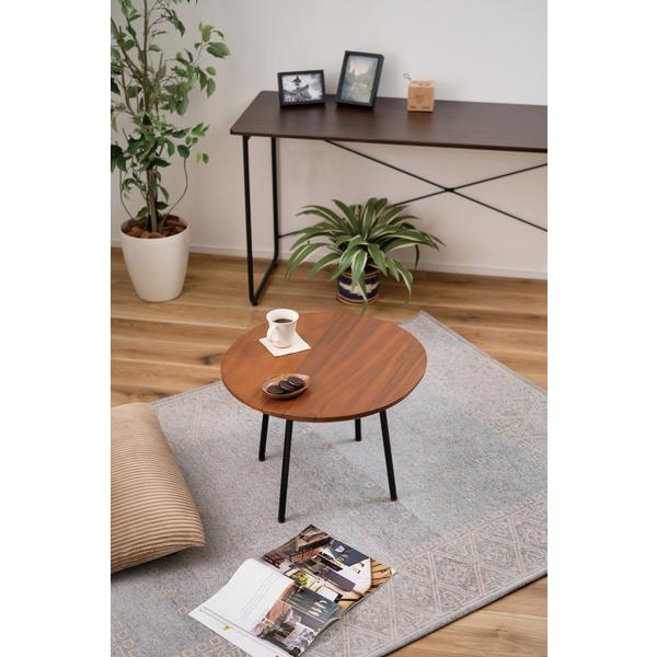 ラウンドテーブル JW-115 テーブル センターテーブル ソファテーブル リビング コンパクト 机 丸形 スチール脚 ラウンド | 東谷 | 14