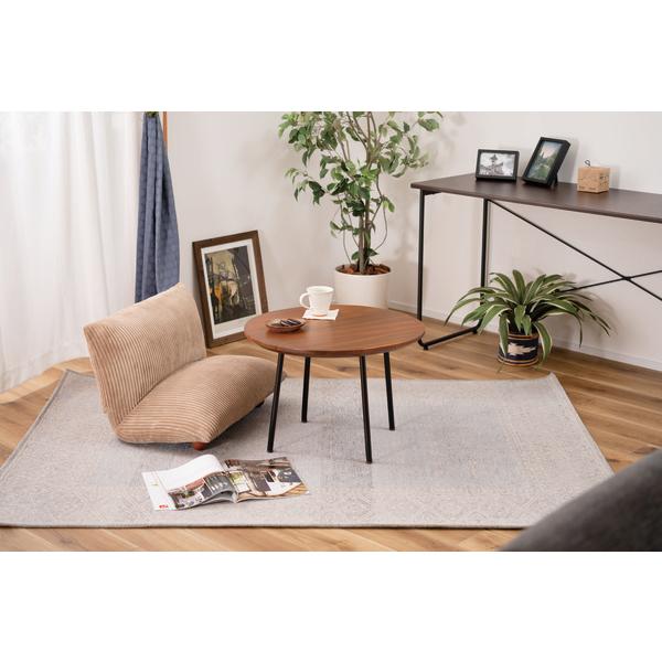 ラウンドテーブル JW-115 テーブル センターテーブル ソファテーブル リビング コンパクト 机 丸形 スチール脚 ラウンド | 東谷 | 11