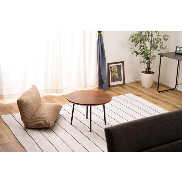 ラウンドテーブル JW-115 テーブル センターテーブル ソファテーブル リビング コンパクト 机 丸形 スチール脚 ラウンド | 東谷 | 09