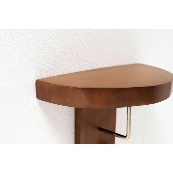 タオルハンガー JW-223BR シェルフ 壁掛け 収納 収納棚 木製 天然木 ブラウン マホガニー材 マホガニー 木 おしゃれ シンプル ナチュラル 棚 ウォールシェルフ | 東谷 | 17