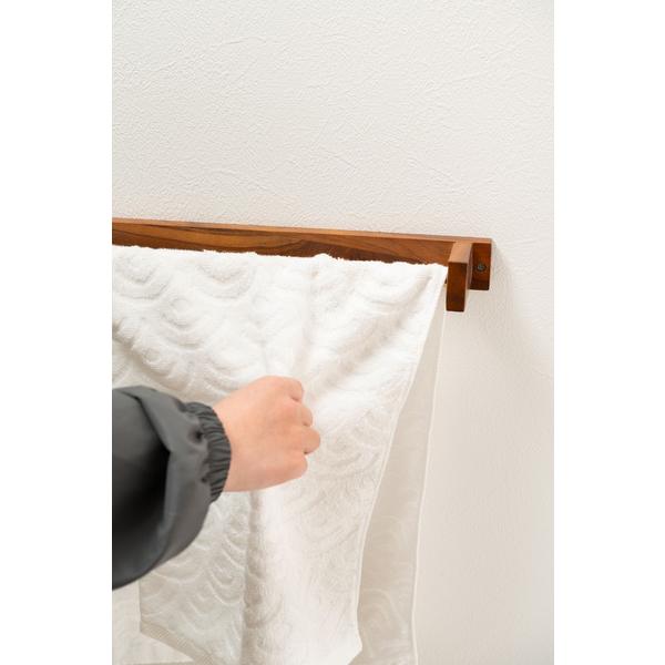 タオルハンガー JW-226BR  タオル掛け タオルホルダー 壁掛け 収納 収納棚 木製 天然木 ブラウン マホガニー材 マホガニー 木 おしゃれ シンプル ナチュラル |  | 19