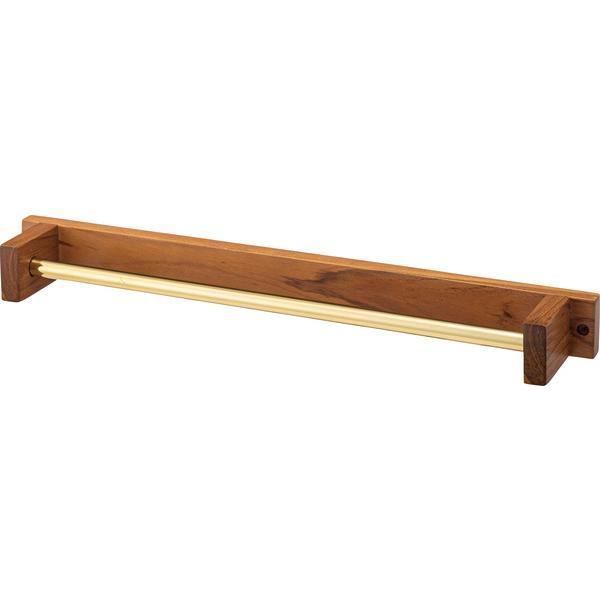 タオルハンガー JW-226BR  タオル掛け タオルホルダー 壁掛け 収納 収納棚 木製 天然木 ブラウン マホガニー材 マホガニー 木 おしゃれ シンプル ナチュラル |  | 01