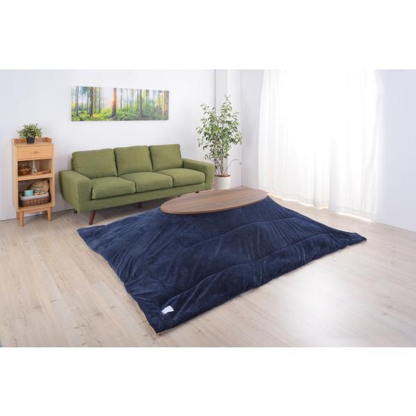 薄掛けコタツ布団 正方形 KK-163 こたつ 掛け布団 フリース生地 無地 シンプル  暖かい | 東谷 | 07