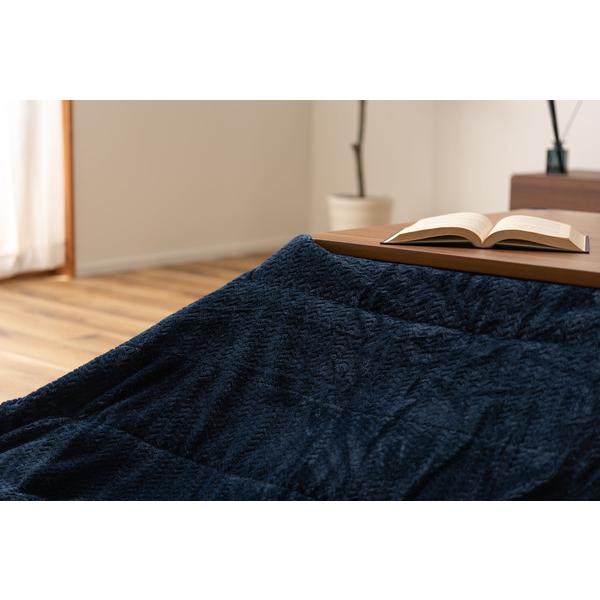 薄掛けコタツ布団 正方形 KK-163 こたつ 掛け布団 フリース生地 無地 シンプル  暖かい | 東谷 | 10