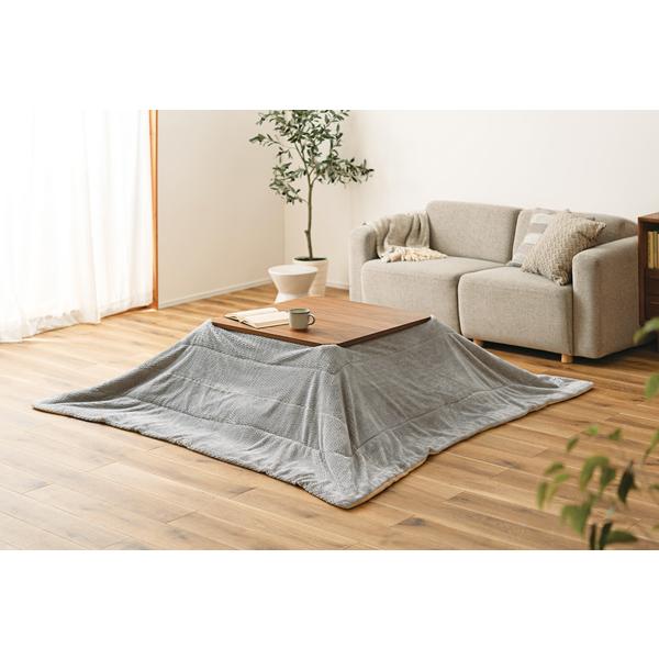 薄掛けコタツ布団 正方形 KK-163 こたつ 掛け布団 フリース生地 無地 シンプル  暖かい | 東谷 | 09