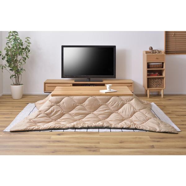コタツ布団 長方形 KK-168 190×230 防寒 シンプル おしゃれ 収納バッグ付 アウトドア キャンプ リバーシブル 持ち運び | 東谷 | 08
