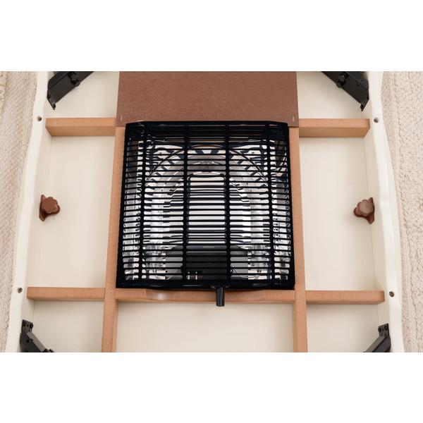 猫脚コタツ KT-411WH 正方形 テーブル おしゃれ 北欧 暖房 石英管ヒーター ダイニング ホワイト | 東谷 | 13