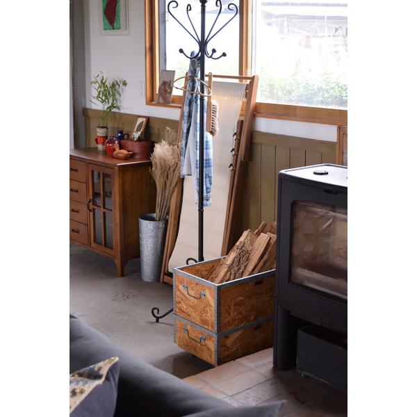 キャスター付 スタッキングボックス L LFS-172 収納ボックス リビング ダイニング ガレージ 子供部屋 整頓 車輪付 | 東谷 | 07