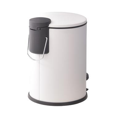 トラッシュカン 3L LFS-231 ゴミ箱 ごみ箱 くず入れ ダストボックス トラッシュカン 3L 蓋付き ペダル式 キッチン ポリプロピレン | 東谷 | 06