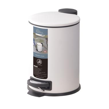 トラッシュカン 3L LFS-231 ゴミ箱 ごみ箱 くず入れ ダストボックス トラッシュカン 3L 蓋付き ペダル式 キッチン ポリプロピレン | 東谷 | 08