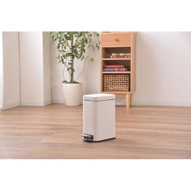 トラッシュカン 5L LFS-232 ゴミ箱 ごみ箱 くず入れ ダストボックス トラッシュカン 5L 蓋付き ペダル式 キッチン ポリプロピレン | 東谷 | 12