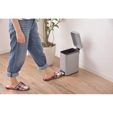 トラッシュカン 5L LFS-232 ゴミ箱 ごみ箱 くず入れ ダストボックス トラッシュカン 5L 蓋付き ペダル式 キッチン ポリプロピレン | 東谷 | 15
