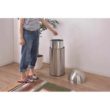 トラッシュカン 40L LFS-234 ゴミ箱 ごみ箱 くず入れ ダストボックス トラッシュカン 40L 蓋付き キッチン ポリプロピレン ステンレス | 東谷 | 19