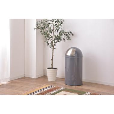トラッシュカン 40L LFS-234 ゴミ箱 ごみ箱 くず入れ ダストボックス トラッシュカン 40L 蓋付き キッチン ポリプロピレン ステンレス | 東谷 | 07