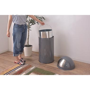 トラッシュカン 40L LFS-234 ゴミ箱 ごみ箱 くず入れ ダストボックス トラッシュカン 40L 蓋付き キッチン ポリプロピレン ステンレス | 東谷 | 10