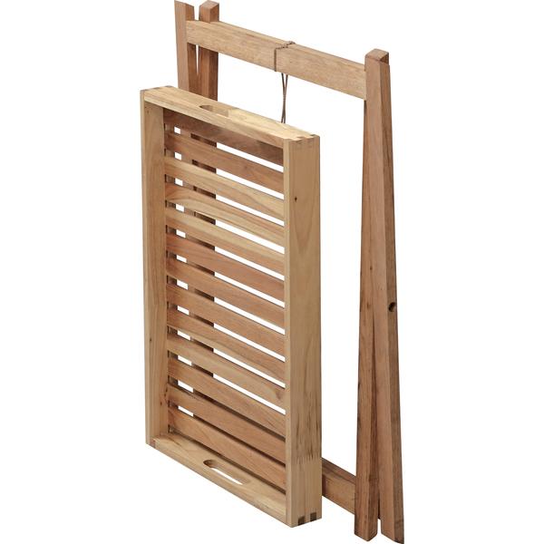 トレーテーブル LFS-357NA 折りたたみ アウトドア サイドテーブル 木製 天然木 インテリア ナチュラル | 東谷 | 02