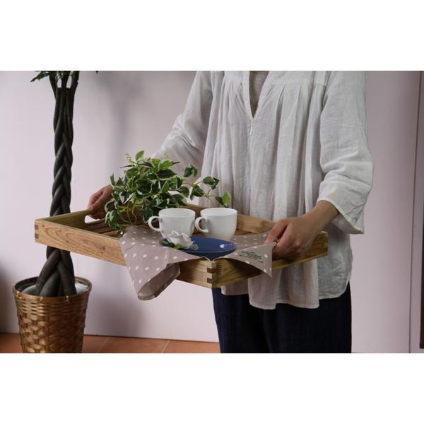 トレーテーブル LFS-357NA 折りたたみ アウトドア サイドテーブル 木製 天然木 インテリア ナチュラル | 東谷 | 06