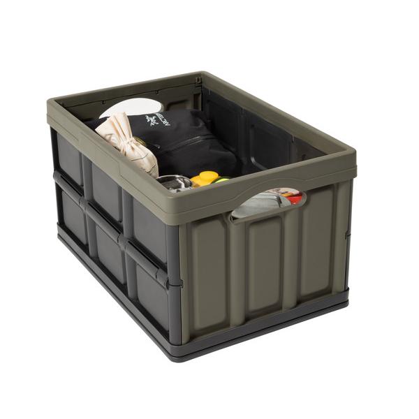 フォルダブル クレート LFS-39 収納ボックス 収納BOX 収納ケース 角型 収納箱 フタ付き インテリア 蓄光 小物入れ 折り畳み 防災グッズ収納 | 東谷 | 13