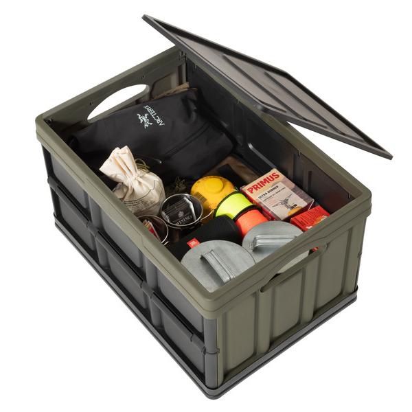 フォルダブル クレート LFS-39 収納ボックス 収納BOX 収納ケース 角型 収納箱 フタ付き インテリア 蓄光 小物入れ 折り畳み 防災グッズ収納 | 東谷 | 14