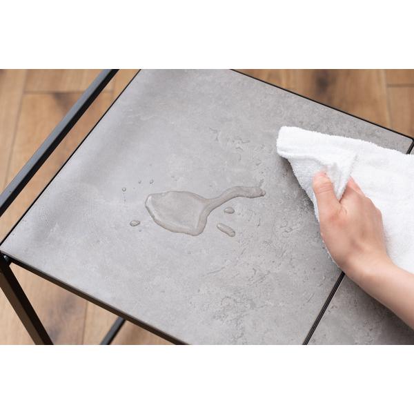 石目調フォールディングレンジラック LFS-53 キッチン収納 レンジ台 2段 折りたたみ キッチンラック シェルフ 棚 オープンラック レンジラック オーブンラック | 東谷 | 18