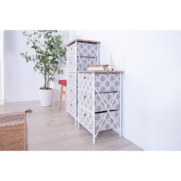 簡単組立チェスト4D LFS-654 チェスト 収納 収納棚 タンス ４段 衣類収納 | 東谷 | 11