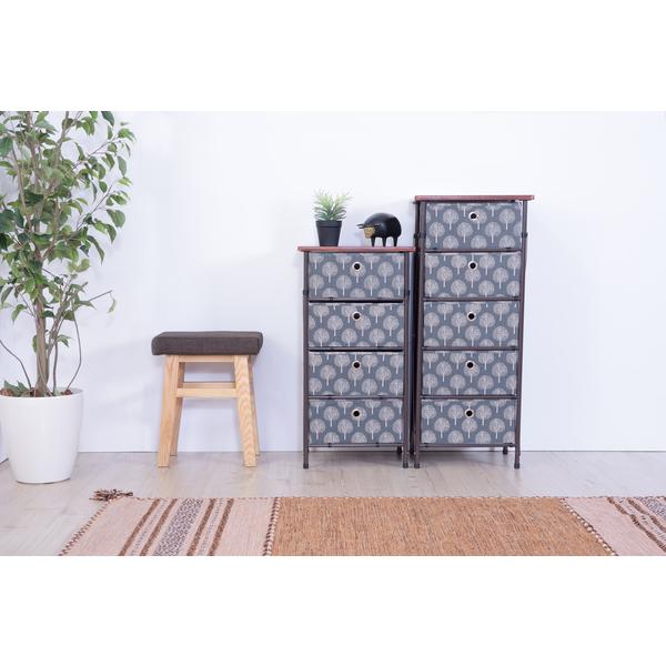 簡単組立チェスト4D LFS-654 チェスト 収納 収納棚 タンス ４段 衣類収納 | 東谷 | 15