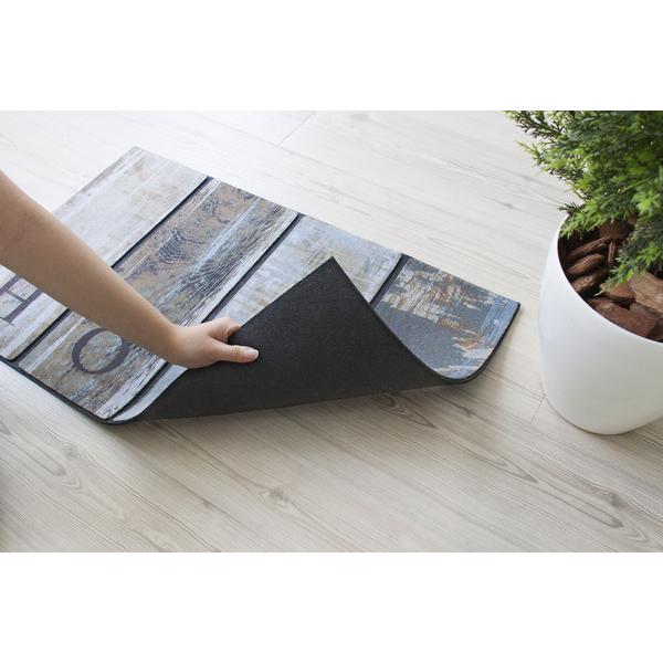 ドアマット LFS-753C ガーデンマット 玄関マット 水洗い可 モダン 北欧 おしゃれ レトロ ヴィンテージ アンティーク ずれにくい ゴム 滑りにくい 薄い | 東谷 | 03