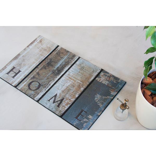 ドアマット LFS-753C ガーデンマット 玄関マット 水洗い可 モダン 北欧 おしゃれ レトロ ヴィンテージ アンティーク ずれにくい ゴム 滑りにくい 薄い | 東谷 | 04