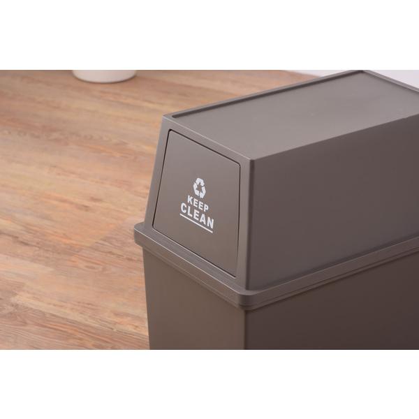 スタッキングペール 30L　LFS-760 ゴミ箱 ダストボックス 屋外 屋内 スタッキング ごみ箱 分別ゴミ箱 キッチン フラップロック スタッキングペール | 東谷 | 06