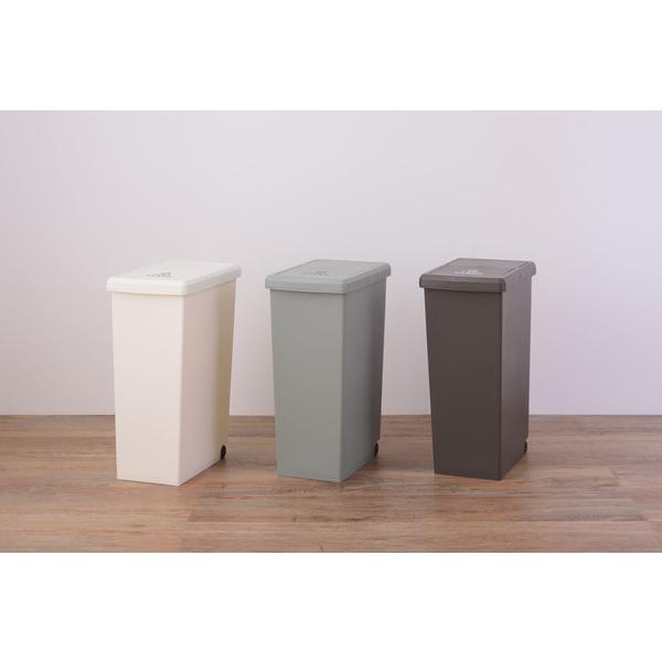 スライドペール　30L　LFS-762 ゴミ箱 ダストボックス 屋外 屋内 キャスター付き ポリプロピレン ごみ箱 分別ゴミ箱 キッチン スライドロック式 スライドペール | 東谷 | 14
