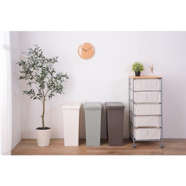 スライドペール 45L　LFS-763 ゴミ箱 ダストボックス 屋外 屋内 キャスター付き ポリプロピレン ごみ箱 分別ゴミ箱 キッチン スライドロック式 スライドペール | 東谷 | 10