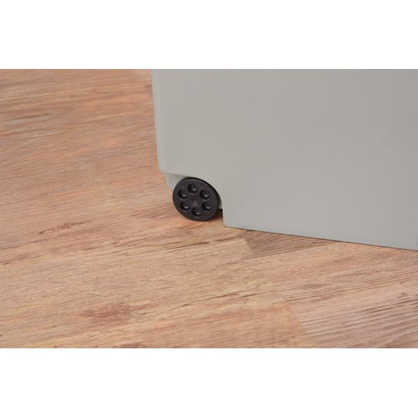 スライドペール 45L　LFS-763 ゴミ箱 ダストボックス 屋外 屋内 キャスター付き ポリプロピレン ごみ箱 分別ゴミ箱 キッチン スライドロック式 スライドペール | 東谷 | 08