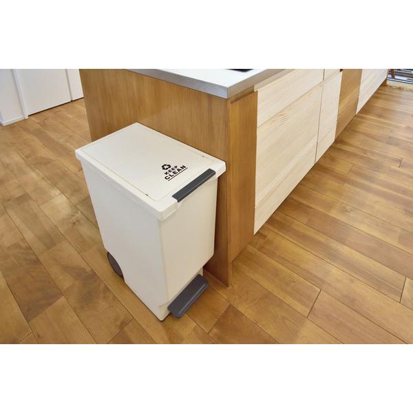 スライドペダルペール 45L LFS-764 ゴミ箱 ダストボックス 屋外 屋内 キャスター付き ごみ箱 分別ゴミ箱 キッチン ペダル式 スライドペダルペール | 東谷 | 18