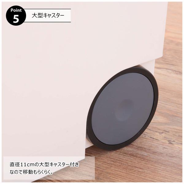 スライドペダルペール 45L LFS-764 ゴミ箱 ダストボックス 屋外 屋内 キャスター付き ごみ箱 分別ゴミ箱 キッチン ペダル式 スライドペダルペール | 東谷 | 09