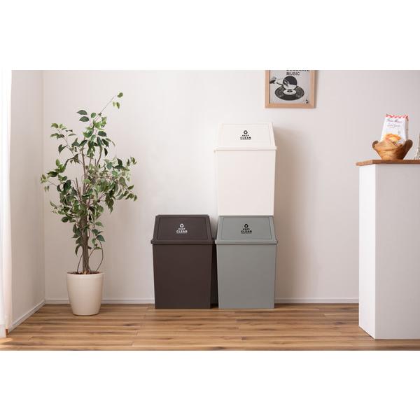 スタッキングペール45L ワイド LFS-768 ダストボックス ゴミ箱 トラッシュカン キッチン 分別 ゴミ 積み重ね可 | 東谷 | 14