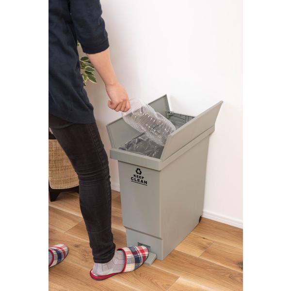 バタフライペダルペール 32L LFS-769 ゴミ箱 おしゃれ キッチン 32リットル 分別 フタ付き キャスター付き | 東谷 | 12