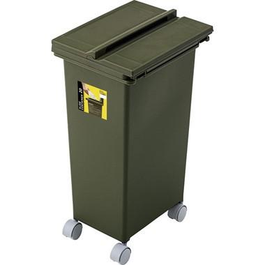 スライドコンテナ LFS-848 ダストボックス 20L ゴミ箱 ふた付き キッチン インテリア おしゃれ 北欧 新生活 ベージュ グリーン ネイビー | 東谷 | 02