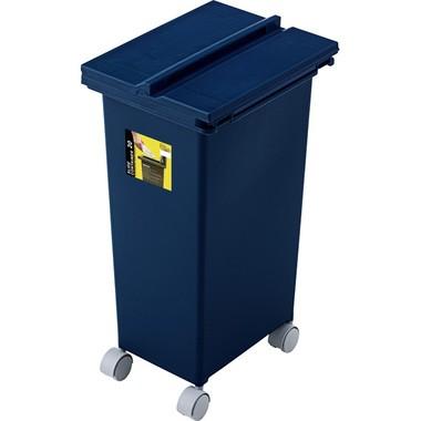 スライドコンテナ LFS-848 ダストボックス 20L ゴミ箱 ふた付き キッチン インテリア おしゃれ 北欧 新生活 ベージュ グリーン ネイビー | 東谷 | 03